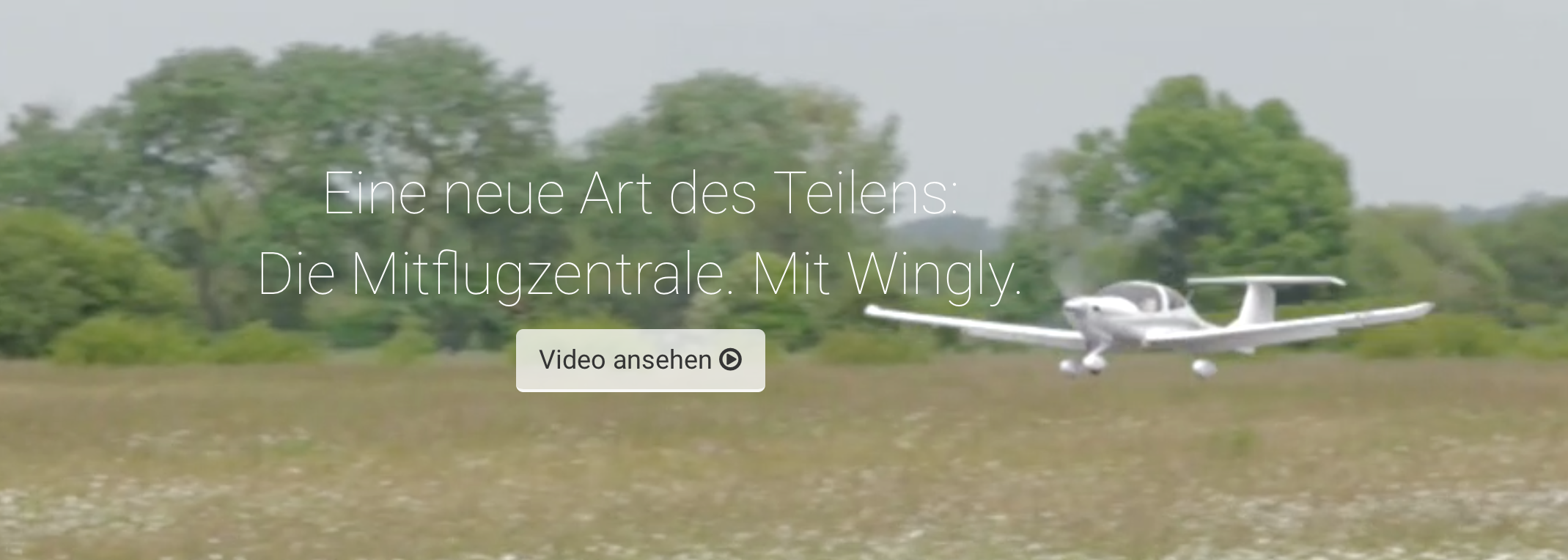 Weil fliegen einfach schöner ist…