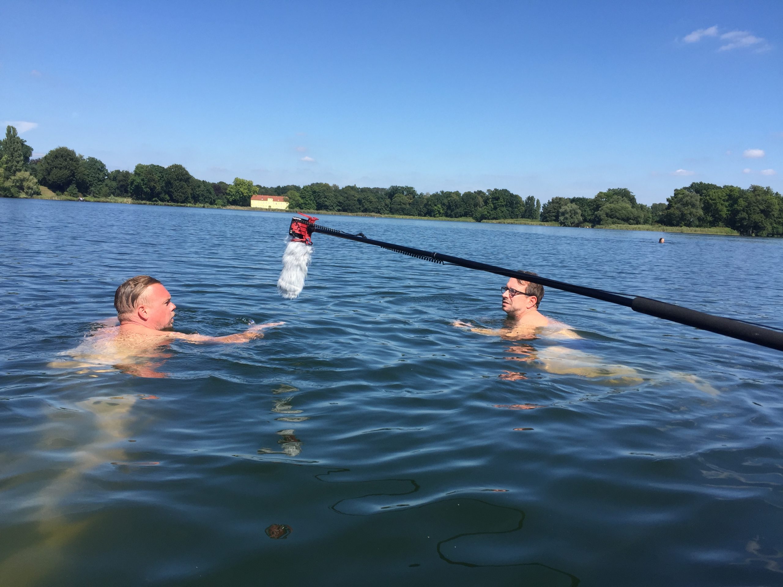 Smyrek trifft/schwimmt mit René Schwittay