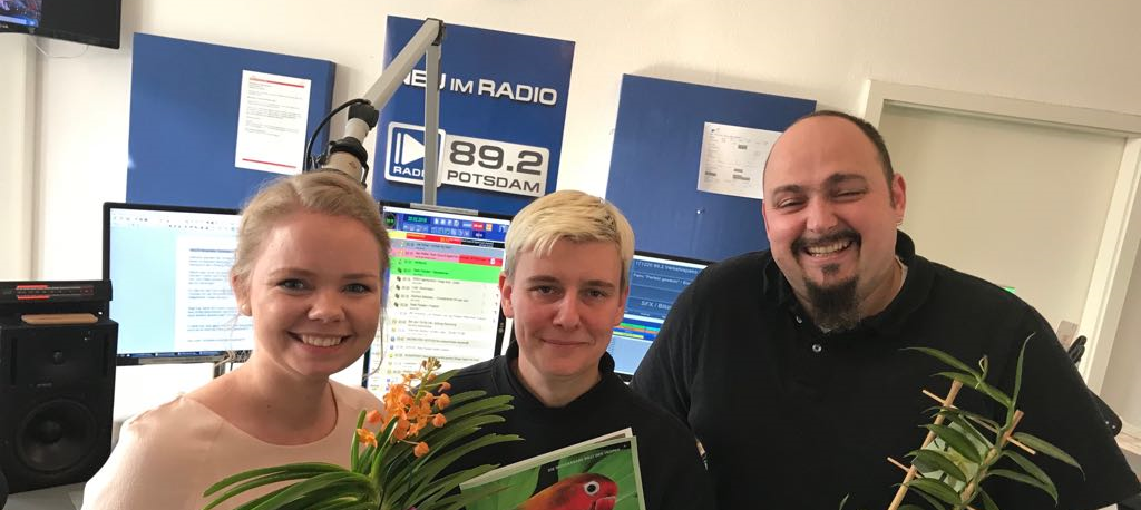 Die Orchideenblüte in der Biosphäre – und in unserem Studio!