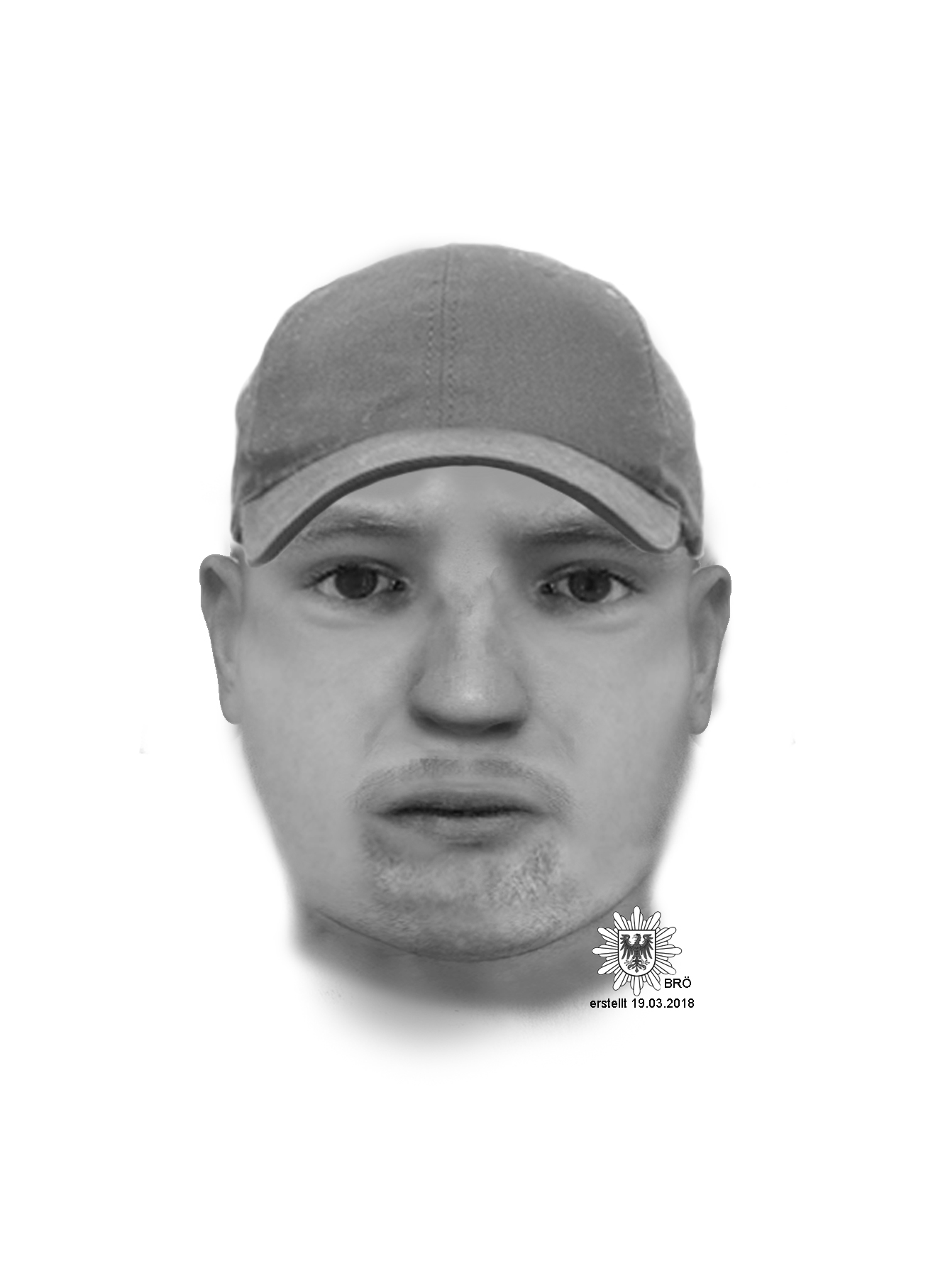 Polizei sucht Tatverdächtigen mit Phantombild