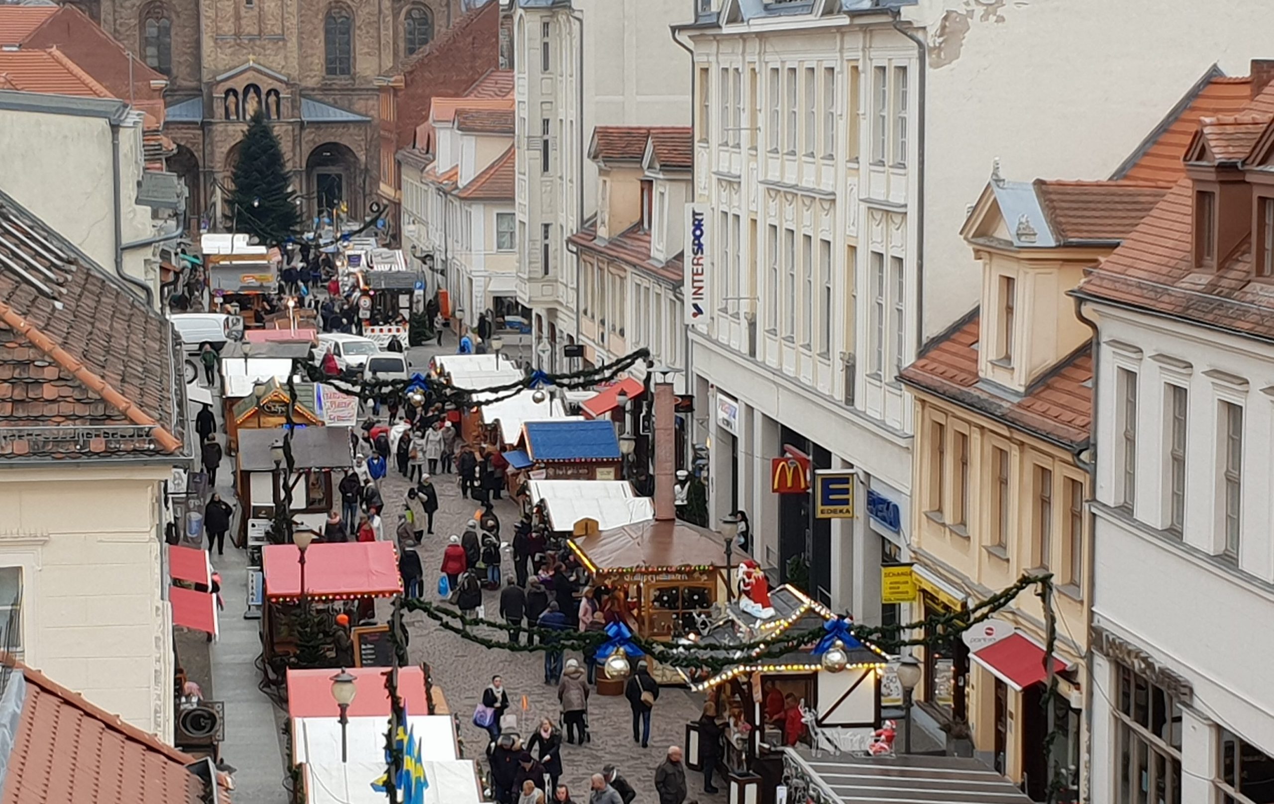 Die Eröffnung des größten Weihnachtsmarktes in Brandenburg
