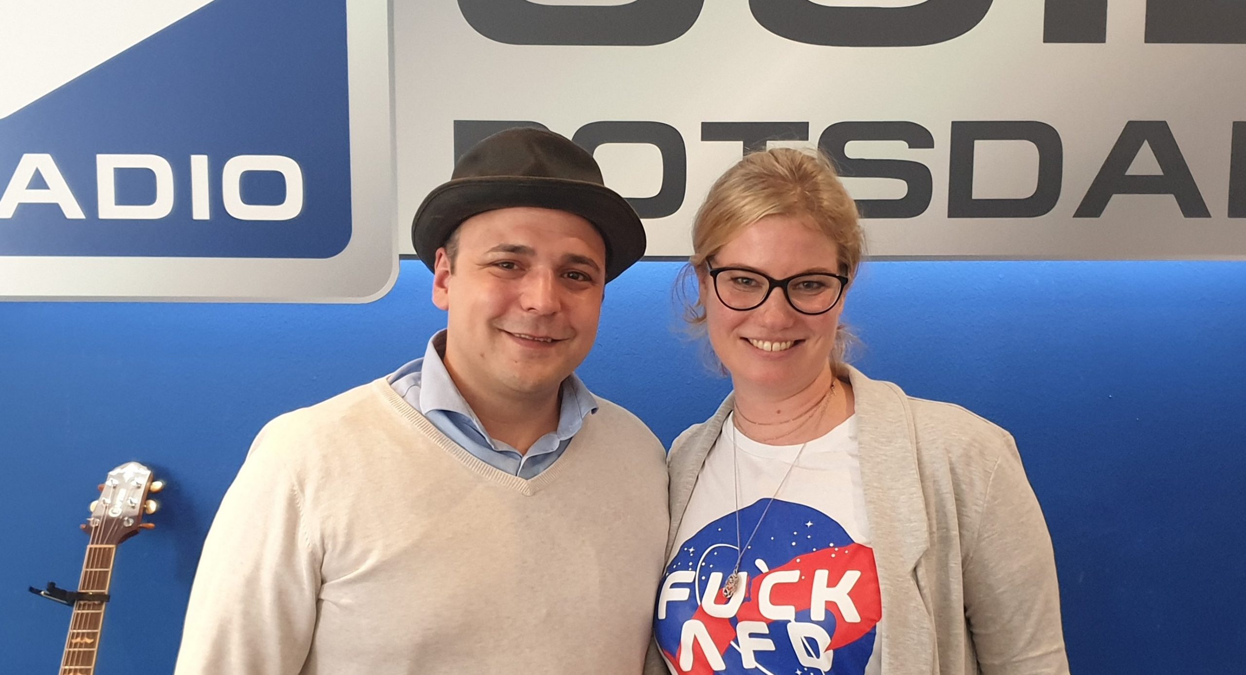 Dagobert Weiß vom SUPERTALENT zu Gast im Radio Potsdam Studio