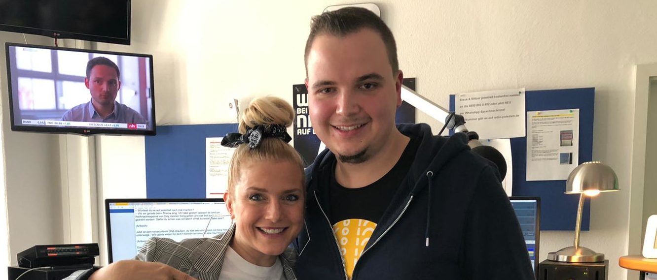 Jeanette Biedermann zu Gast im Radio Potsdam Feierabend