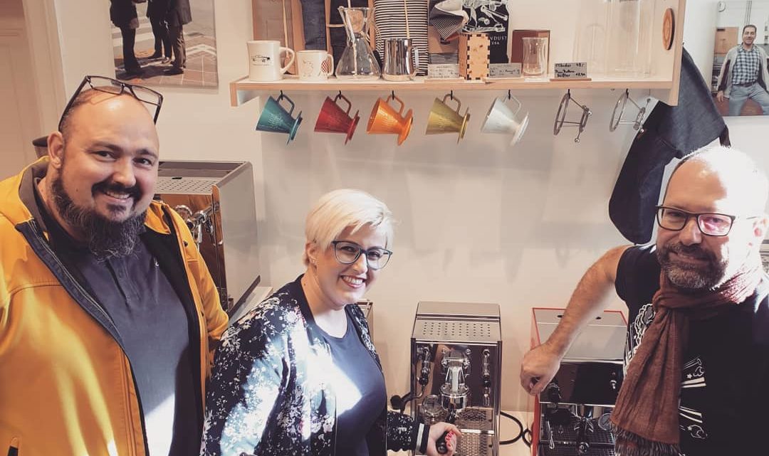 Vanessa gewinnt die Espressomaschine in unseren italienischen Wochen