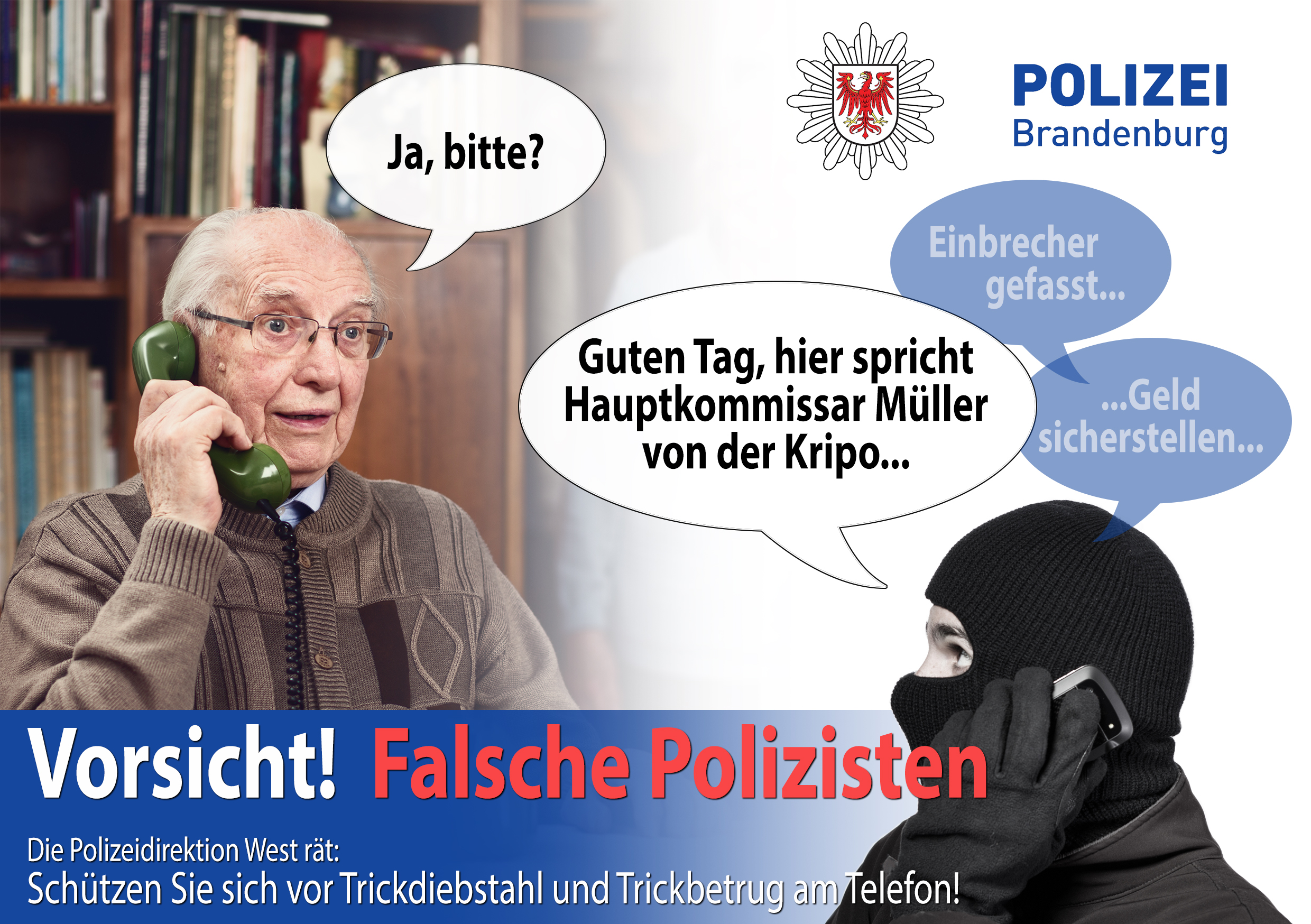 Die Polizei warnt vor „falschen Polizisten“