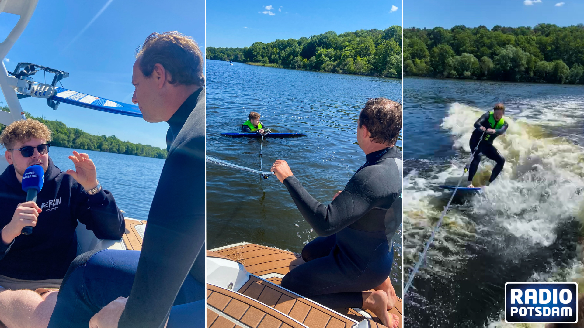 Die Wachermacher: Surfen auf der Havel? Wir probieren es aus!