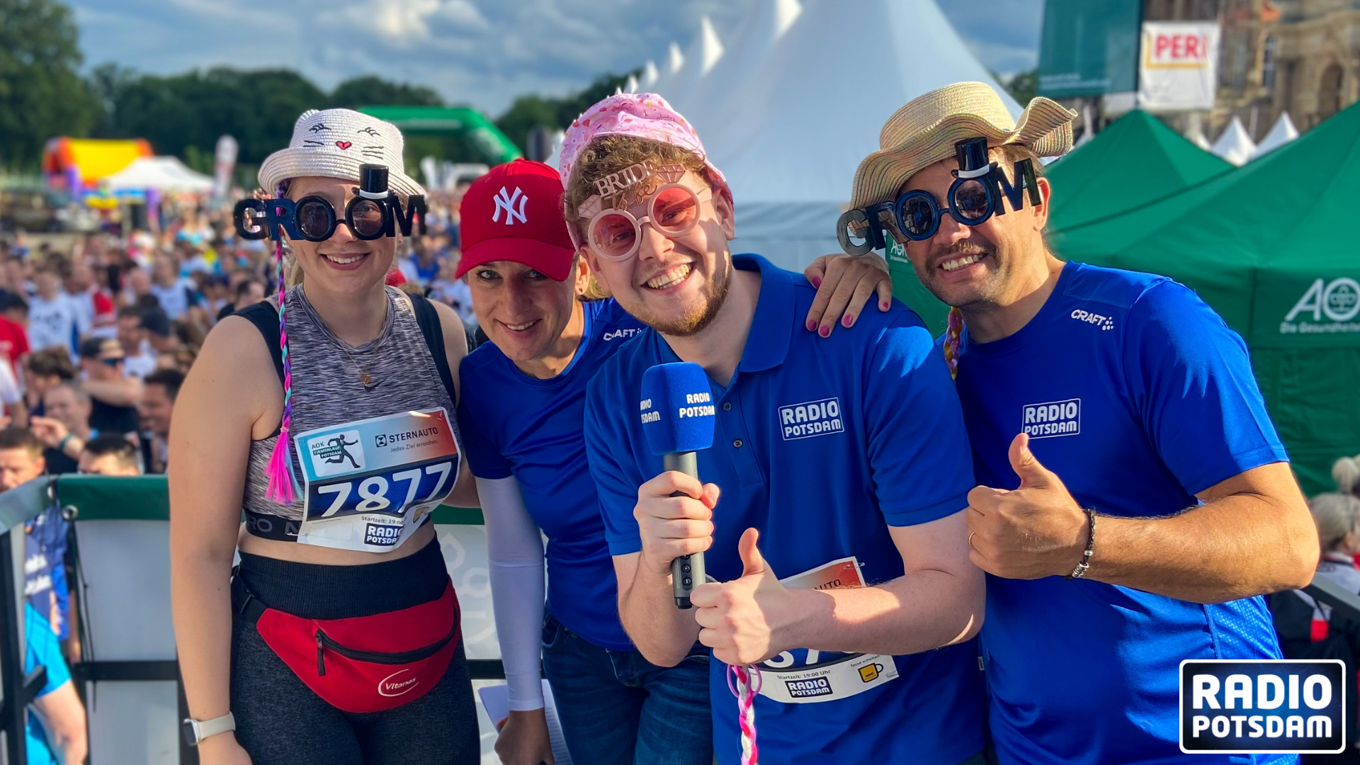 Radio Potsdam läuft den Potsdamer Firmenlauf