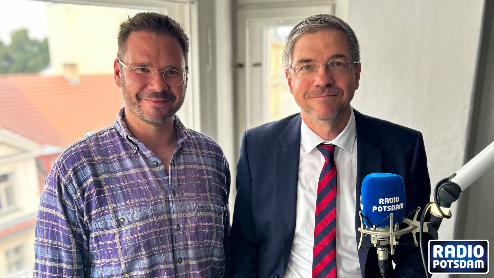 Der OB Talk im August (mit Mike Schubert & Showpraktikant Thomas Drechsel)