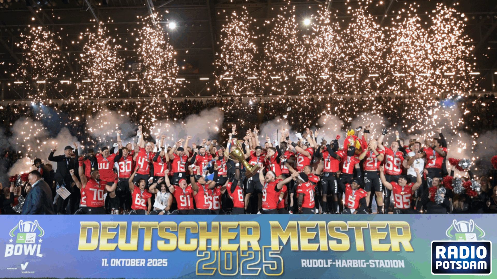 Three peat: Die Potsdam Royals sind das dritte Jahr in Folge deutscher Meister