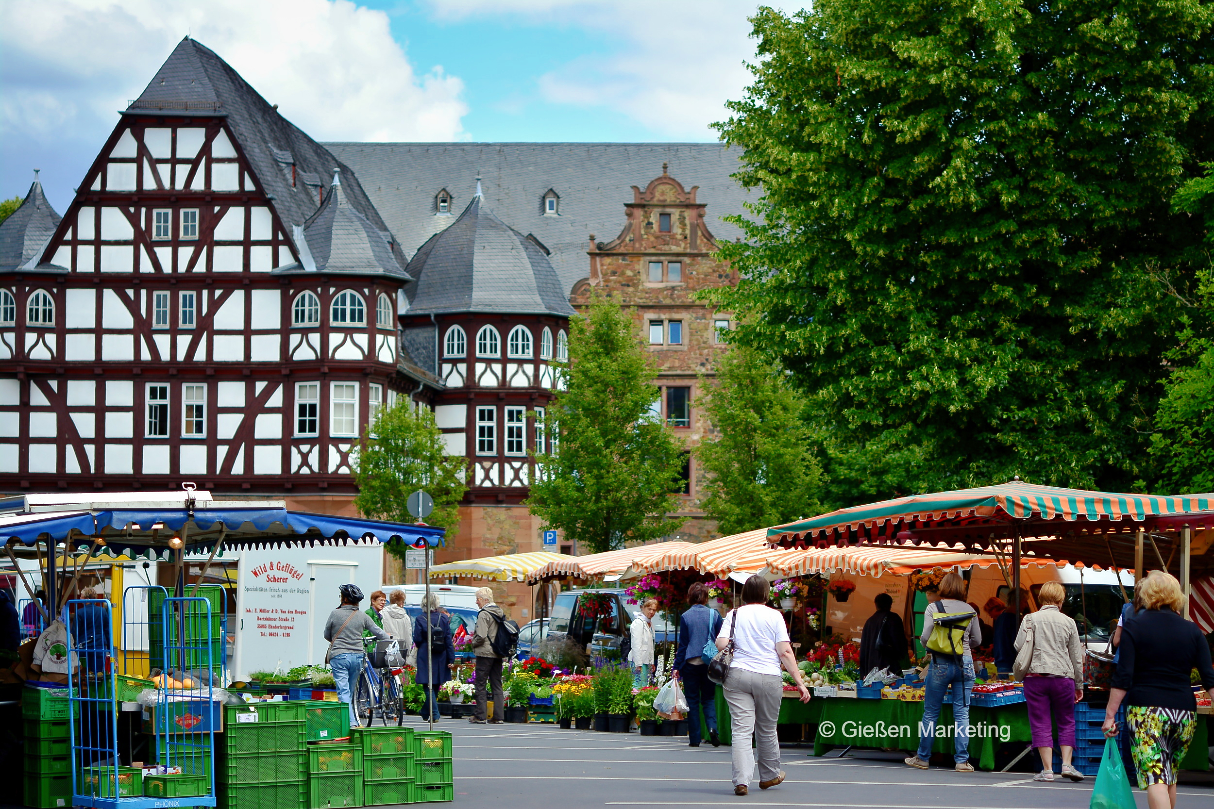 Pressefoto Gießen Wochnmarkt (c) Gießen Marketing