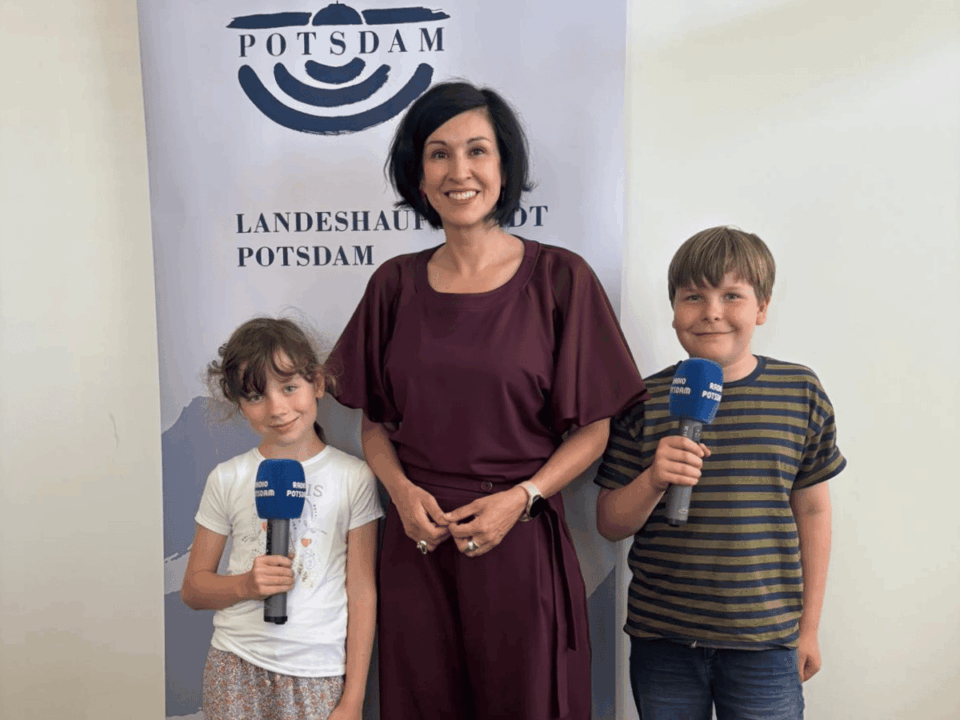 Unsere Kinderreporter zu Gast im Rathaus