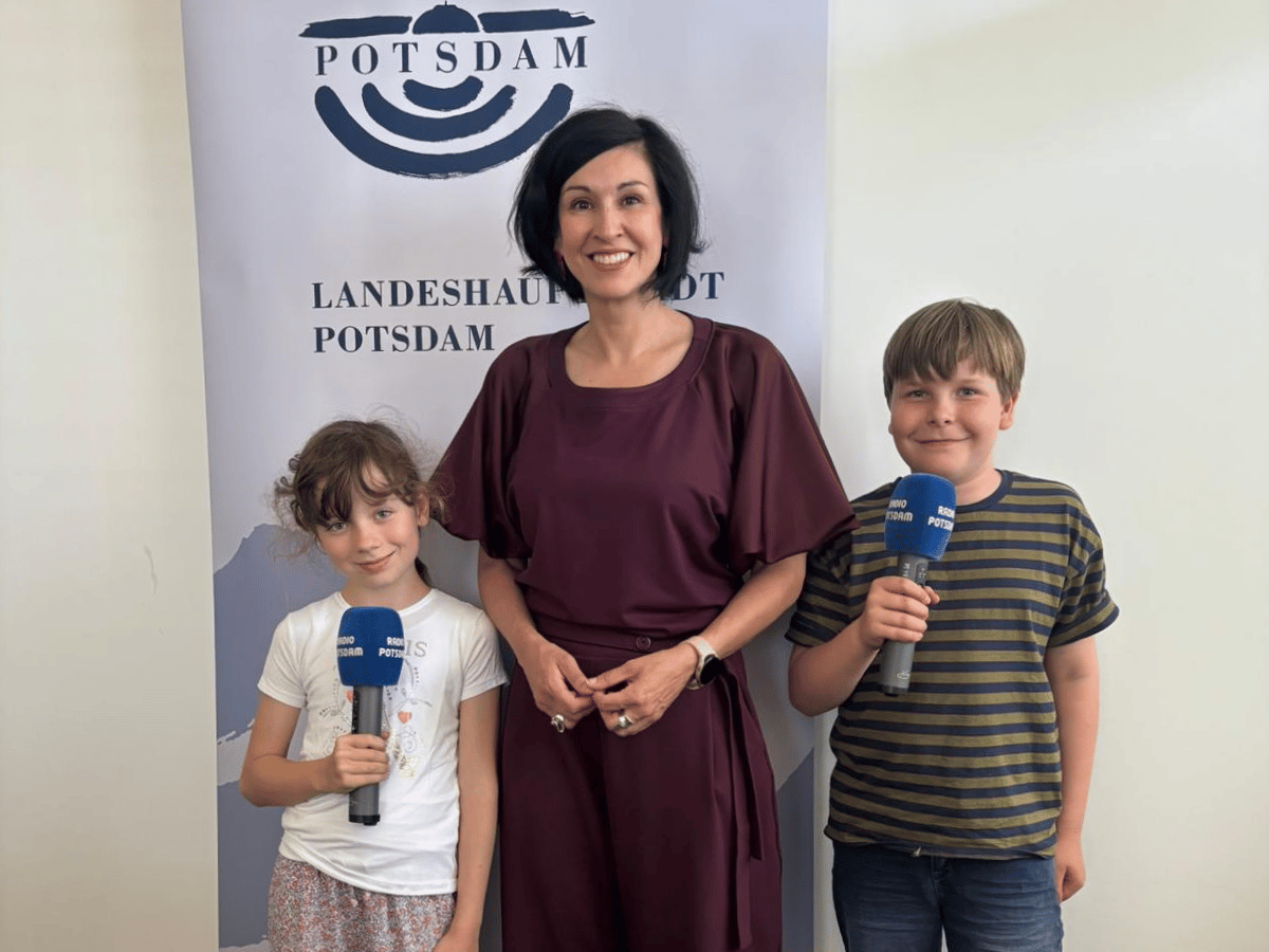 Unsere Kinderreporter zu Gast im Rathaus