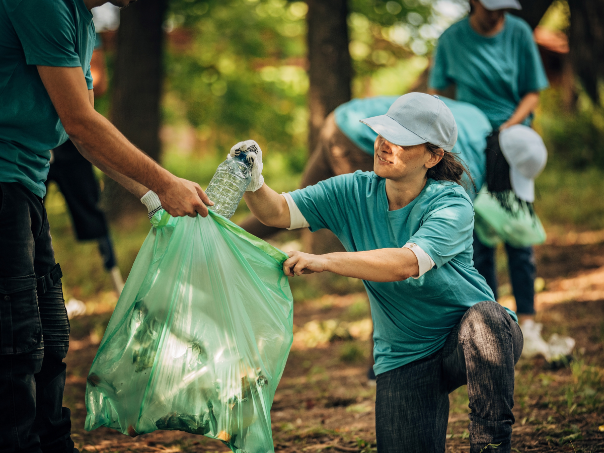 Trash Mob im Neuen Garten